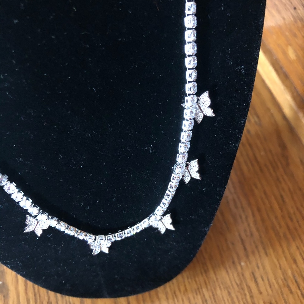 Butterfly Tennis Necklace